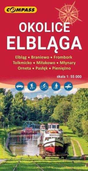Mapa turystyczna - Okolice Elbląga