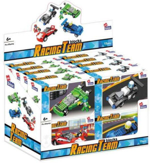 Klocki konstrukcyjne Alleblox Speed 61-66 elementów, mix