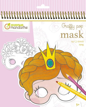 Blok z maskami. Graffy Pop Mask. Dziewczyna