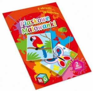 Multigra. Piaskowe malowanki. Motyl i papuga