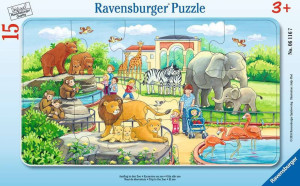 Puzzle 15 ramkowe. Wycieczka do Zoo 061167