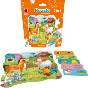 Puzzle 2w1 Farma 49el
