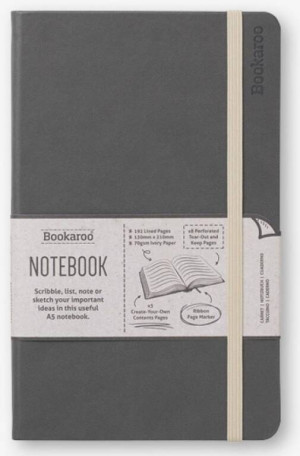 Bookaroo Notatnik Journal A5. Szary