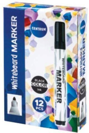 Marker tablicowy czarny 80531 (12szt)