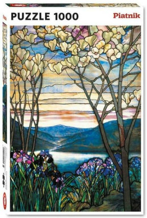Piatnik. Puzzle, Tiffany, Magnolie i Irysy, 1000 elementow