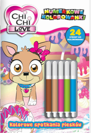 Chi Chi love. Numerkowe kolorowanki