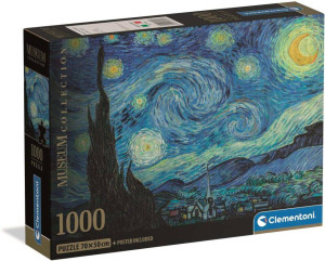 Puzzle 1000 COMPACT MUSEUM Van Gogh, The Starry Night