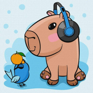 Diamentowa mozaika na magnes - LOL Boombox 9x9cm