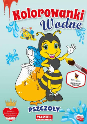 Pszczoły. Kolorowanki wodne