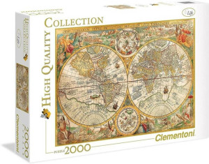 Puzzle 2000 High Quality Collection. Ancient Map