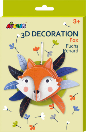 Dekoracje 3D - lis