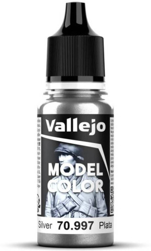 Vallejo: 70.997 - Model Color - Metallic - Silver (18 ml)