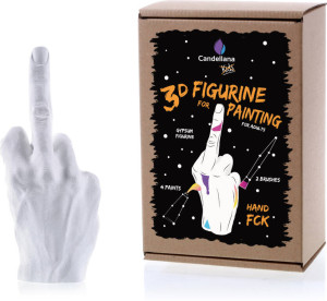 Figurka do pomalowania. Hand FCK