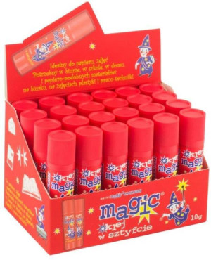 Klej Magic. Sztyft. 10g. 24 sztuki
