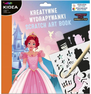 Kreatywne wydrapywanki z szablonami C Kidea
