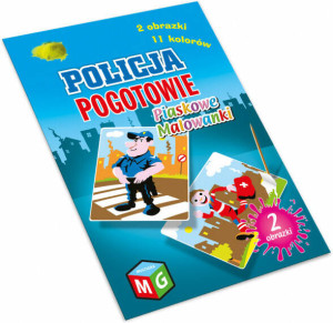 Policja. Pogotowie. Piaskowe malowanki