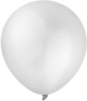 Balony Decomex metallic White