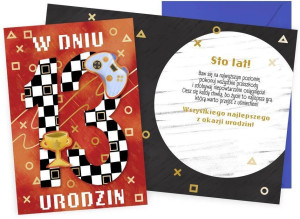 Karnet Urodziny 13