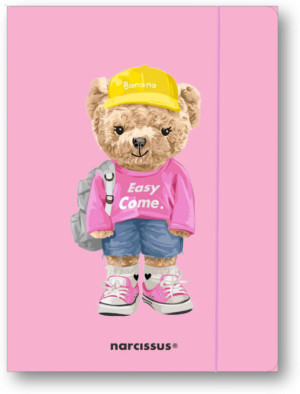 Teczka A4+ z gumką Teddies&Miś Urszula
