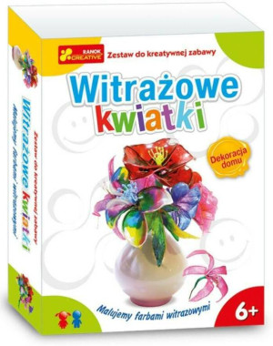 Witrażowe kwiatki