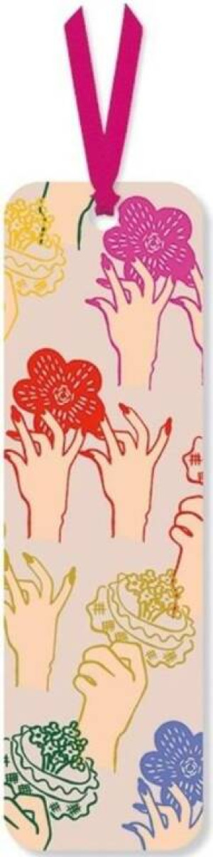 Zakładka do książki. Hands & Flowers