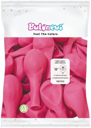Balony lateksowe Pastel fuchsia 30cm
