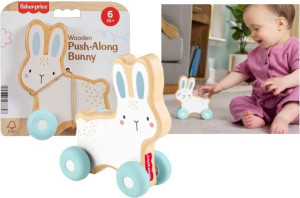 Fisher Price Królik drewniany do ciągnięcia