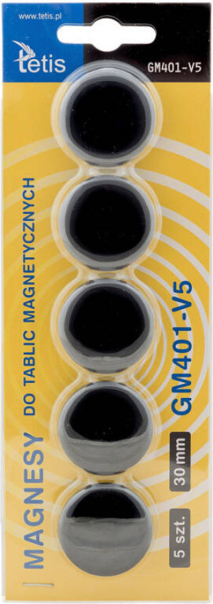 Magnesy do tablic 30mm. Czarne