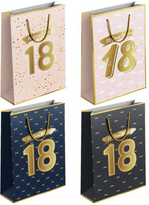 Torba prezentowa Urodziny 18 L MIX