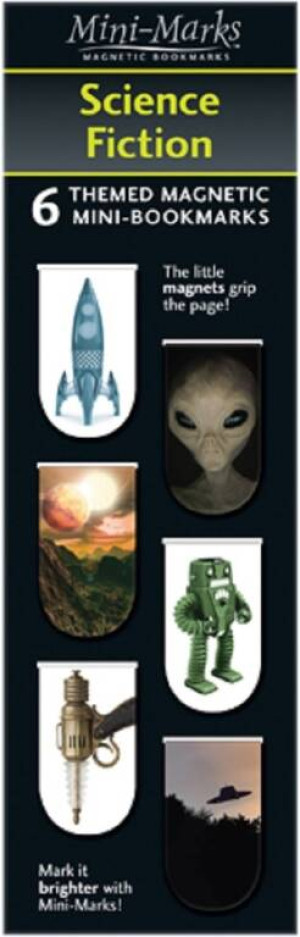Zakładki magnetyczne. Science Fiction 6 szt.