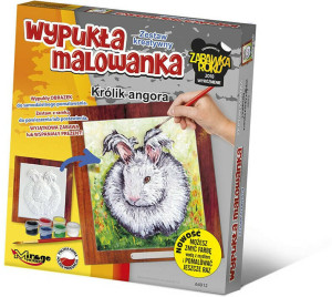 Mirage. Wypukła malowanka. Futrzak Królik angora