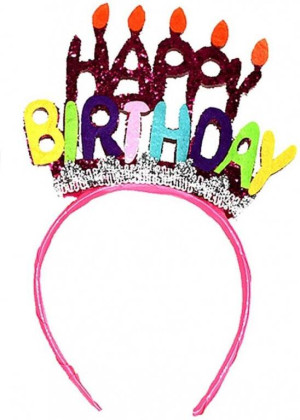 Opaska Happy Birthday 24cm PARTY GO