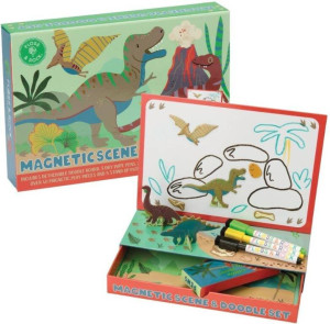 Magnetyczna układanka i tablica - Dinozaury