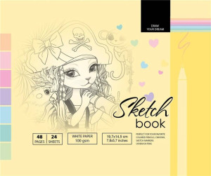 Sketchbook. Szkicownik 48 kartek. 197 x 145 mm