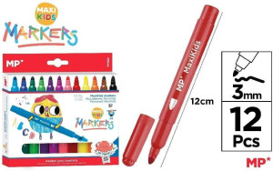 Flamastry Maxi Kids 12 kolorów