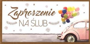 Zaproszenie. Ślub. Z111