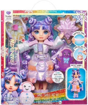 Rainbow High Winter Wonderland Doll- Violet Purple