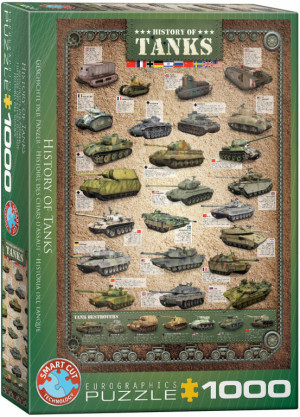 Puzzle 1000. Historia czołgów 6000-0381