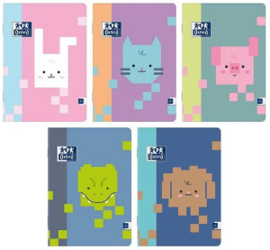 Zeszyt A5/32K kratka Zoo Blocks OXFORD