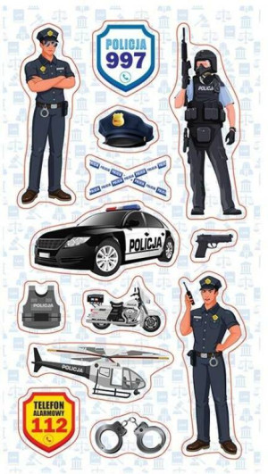 Naklejki Policjanci