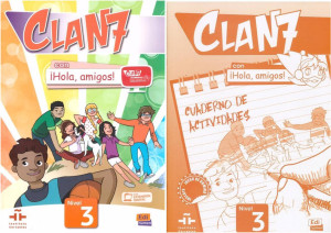 Clan 7 Con Hola Amigos! Pakiet: Podręcznik / Zeszyt ćwiczeń. Poziom 3. Język hiszpański dla szkoły podstawowej