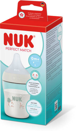 NUK. Butelka z silikonowym smoczkiem. 150 ml. Owca