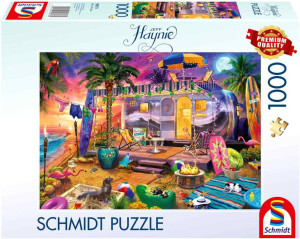 Puzzle PQ 1000 Jeff Haynie Mobilny domek na plaży
