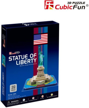 Puzzle 3D. Statue of Liberty