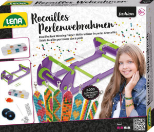 Bransoletek z koralików z ramkaą do wyplatania