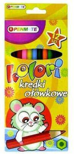 Kredki ołówkowe Kolori. 12 kolorów