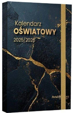 Kalendarz oświatowy 2025/2026 czarny