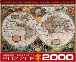 Puzzle 2000. Antyczna mapa świata