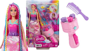 Barbie Dreamtopia Księżniczka Zakręcone pasemka