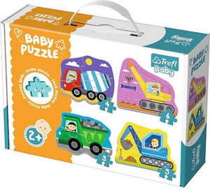 Baby Puzzle. Pojazdy na budowie